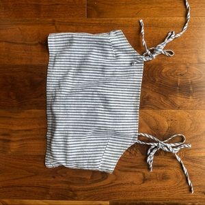 Brandy Melville striped blue tank top